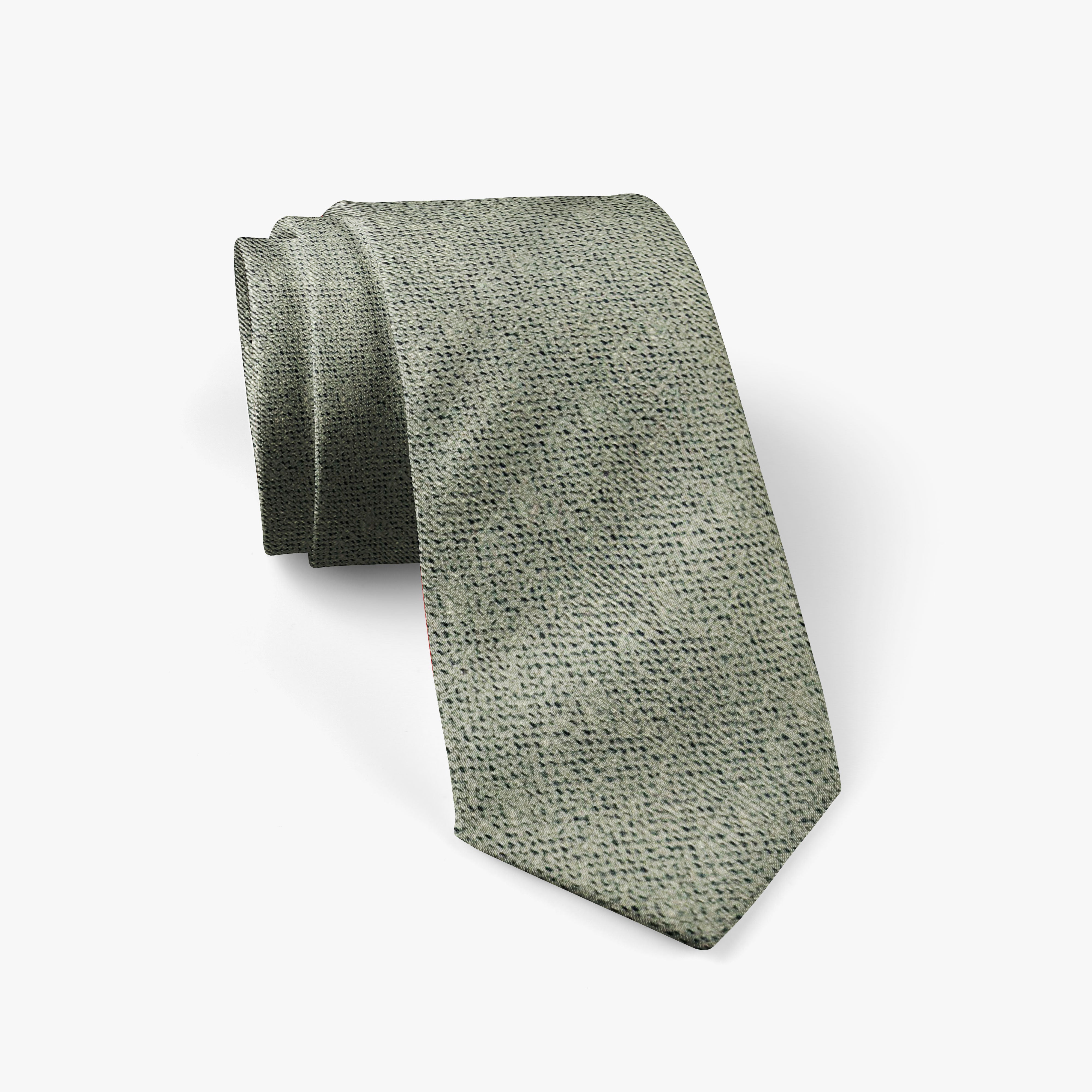 Sage Bronze Silk Necktie