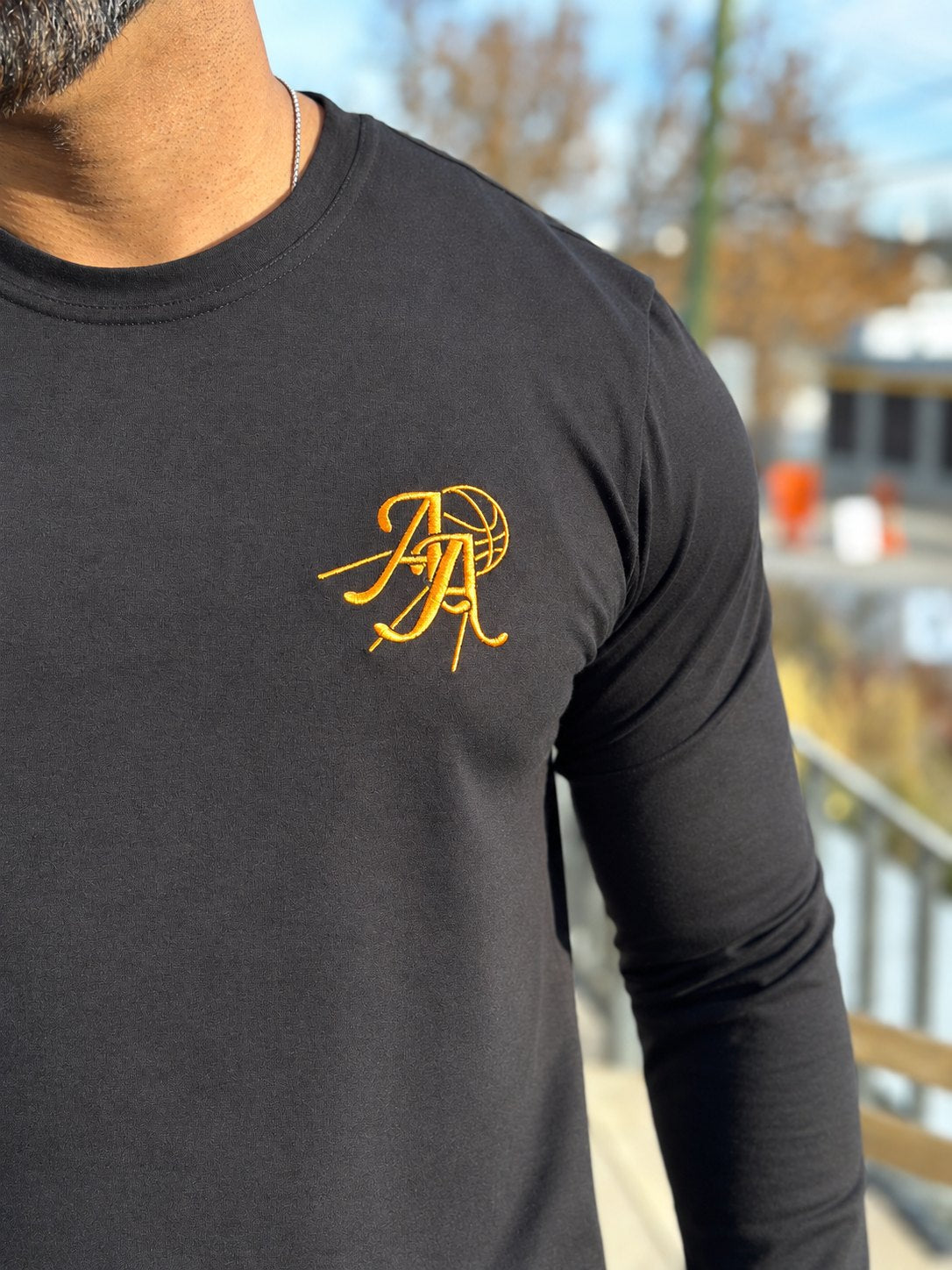 Adesso Athletics Monogram Long Sleeve – Black – worn