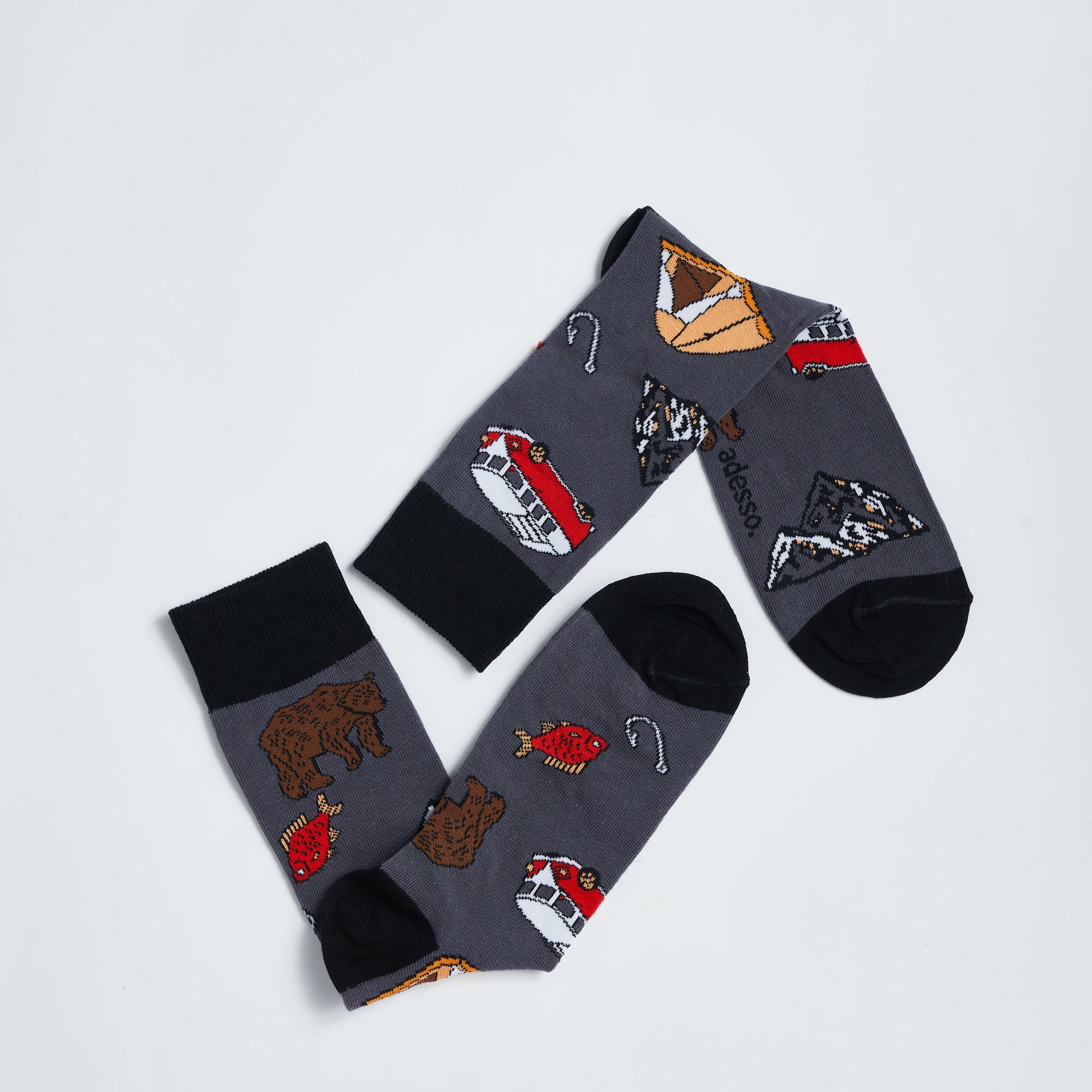 I Love Camping Socks