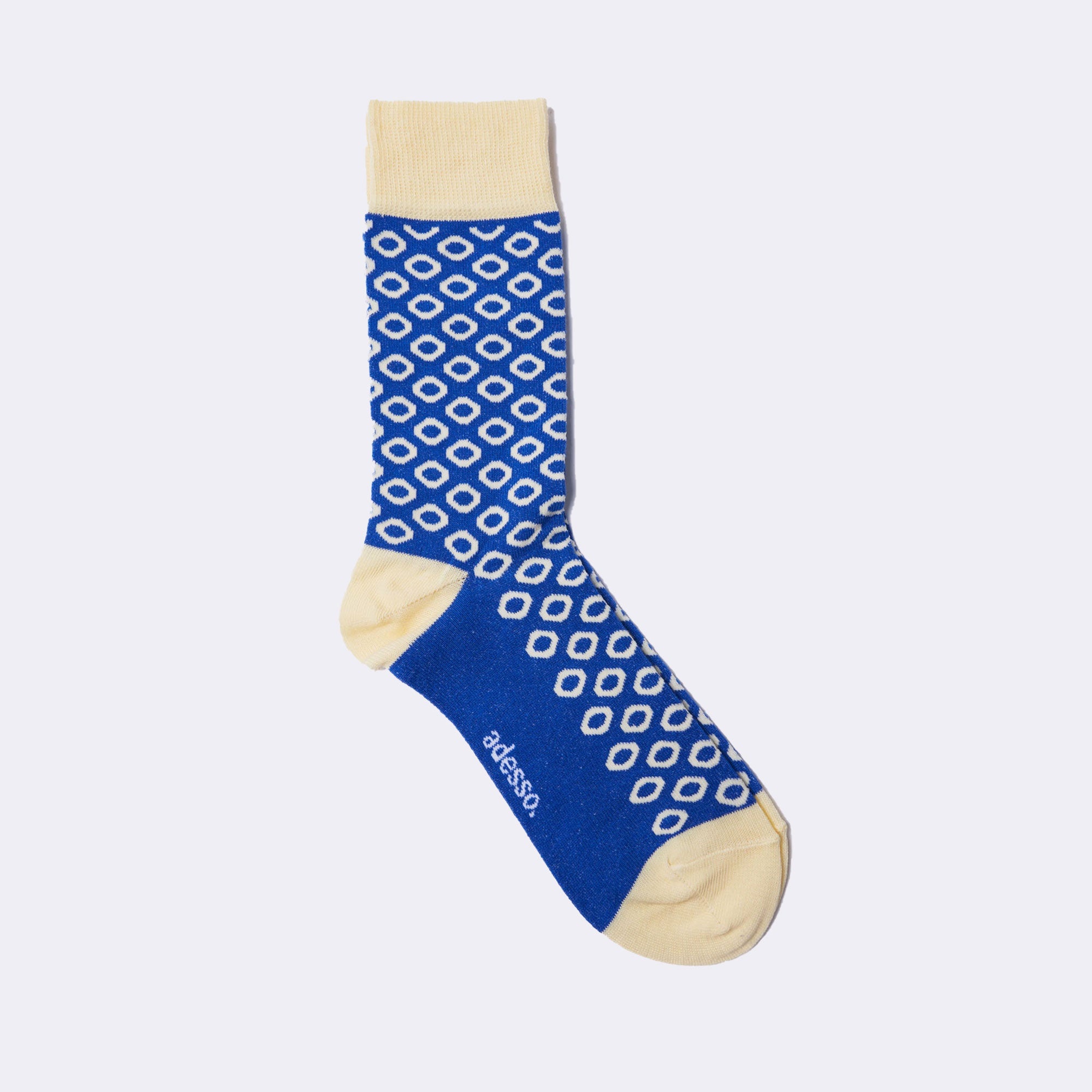 Blue Yellow Diamond Socks