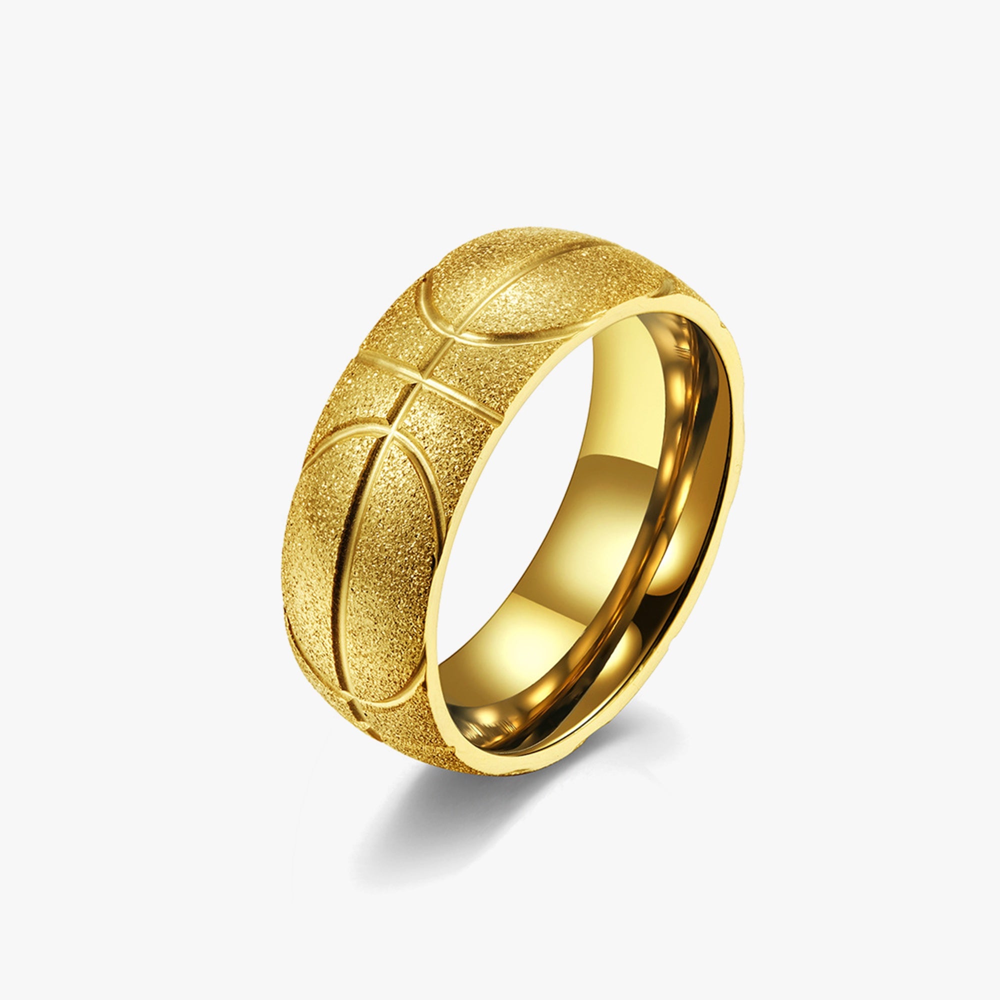 Golden Basketball Ring