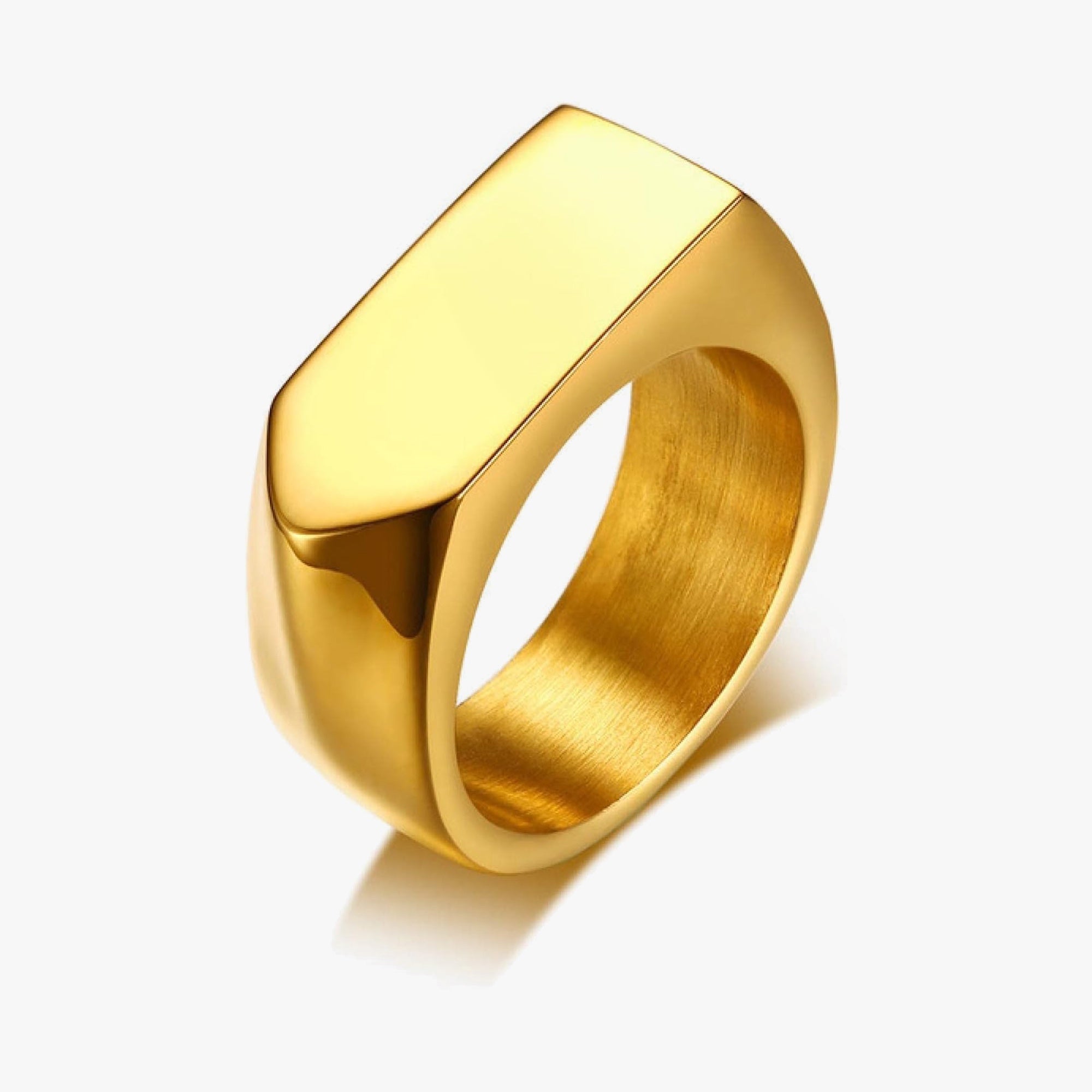 Gold Geometric Ring