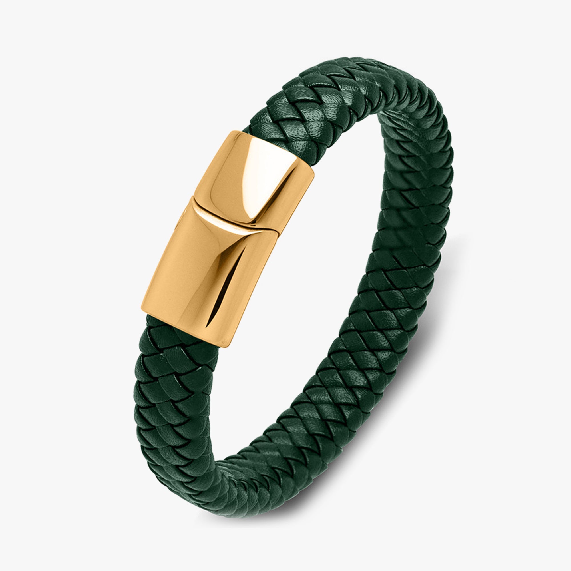 Green Cowhide Bracelet