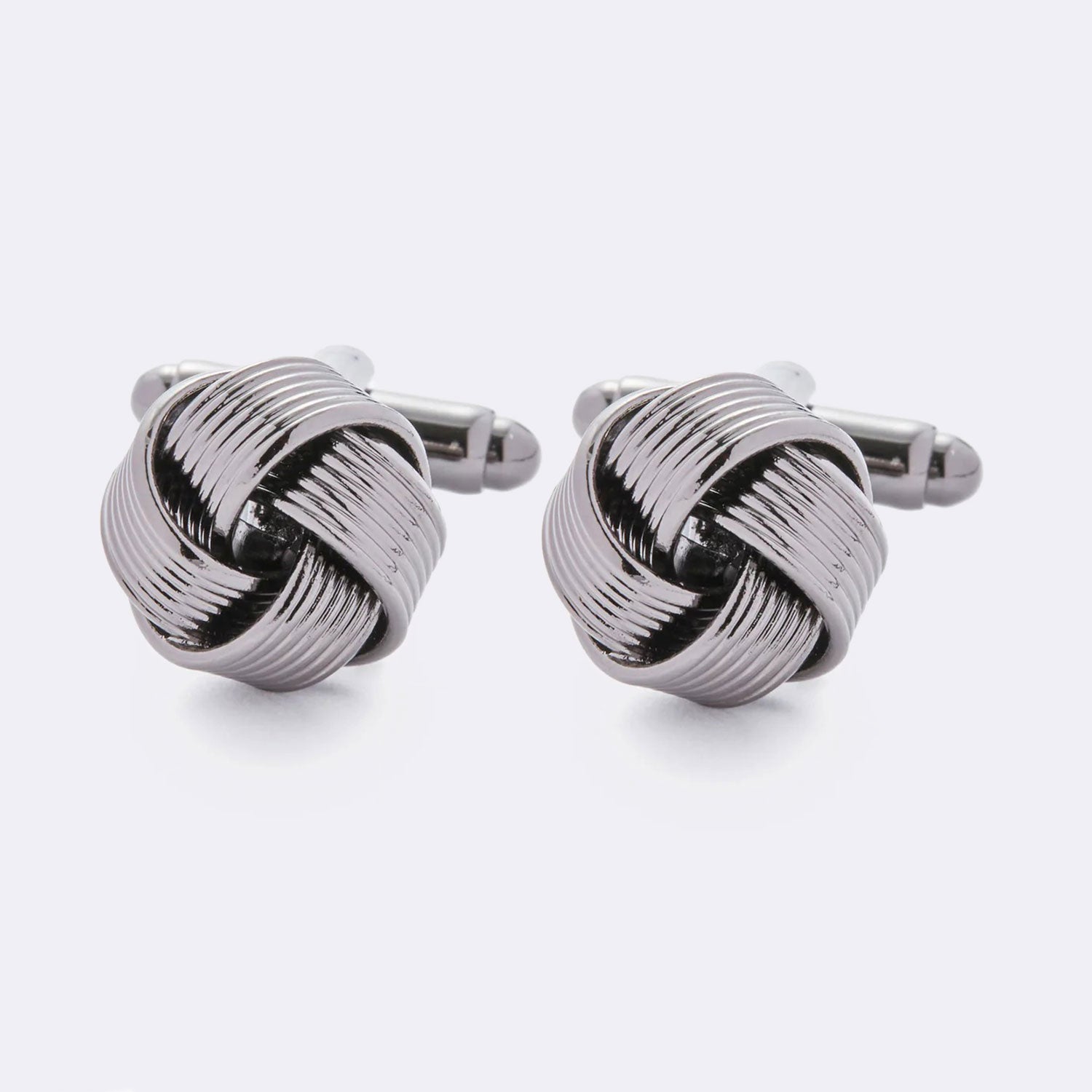 Gunmetal Knot Cufflinks