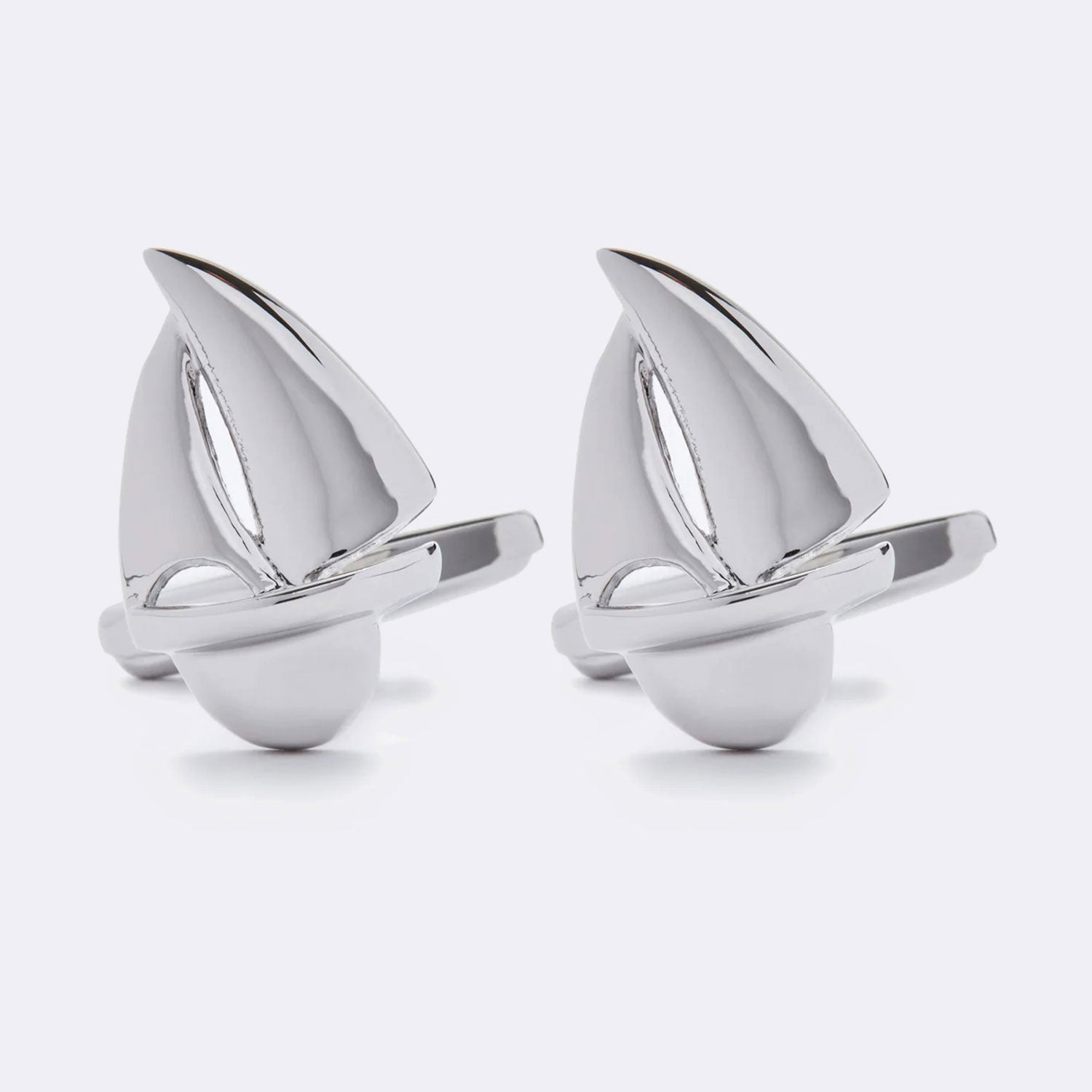 Silver Sailboat Cufflinks
