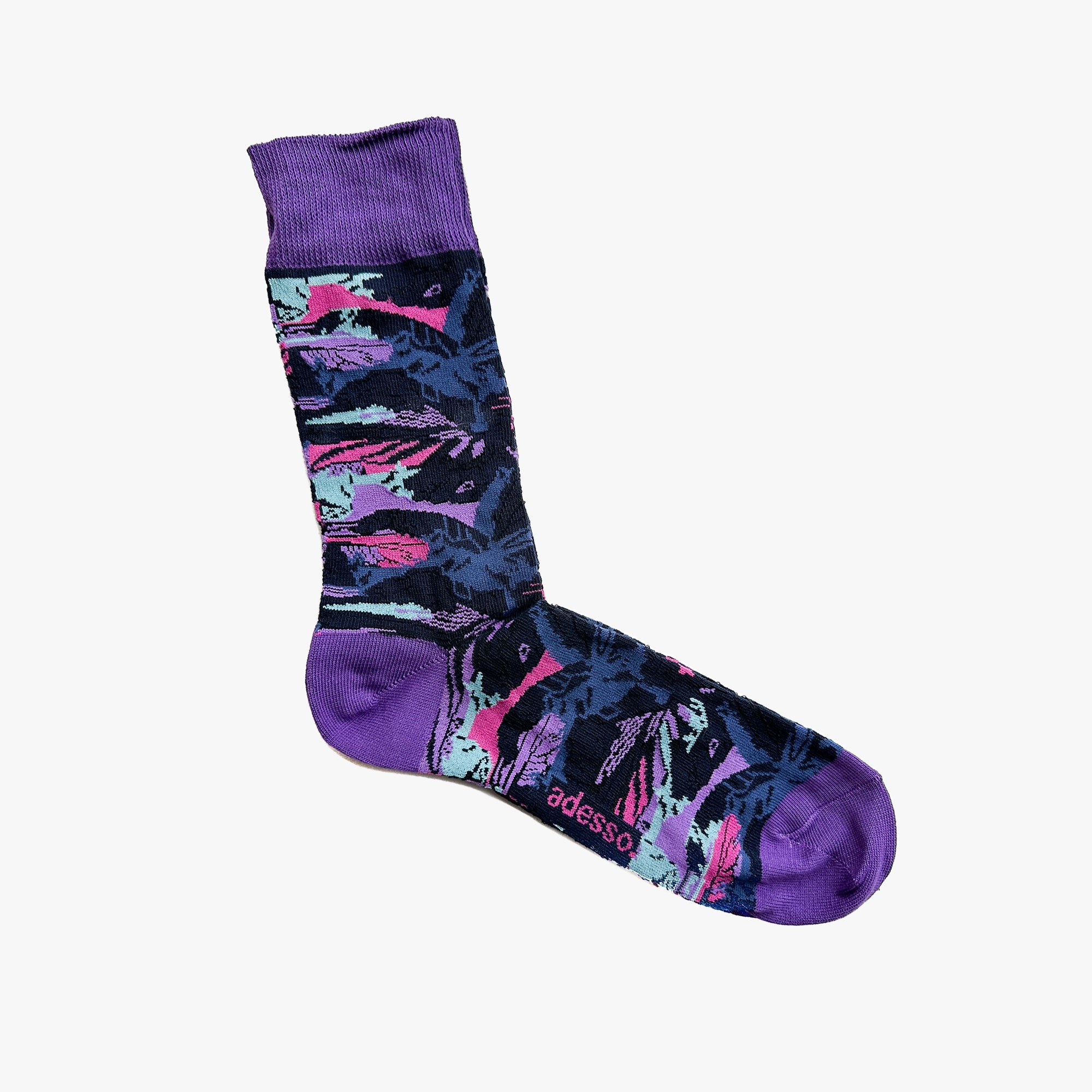 Neon Floral Socks