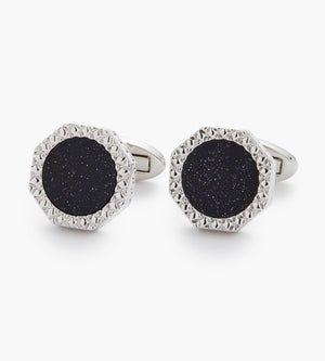 Silver Sparkle Cufflinks