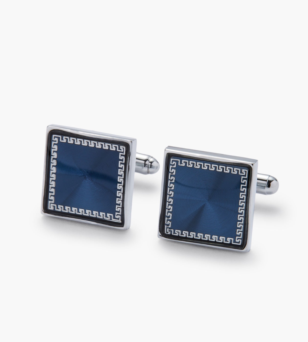 Navy Square Cufflinks