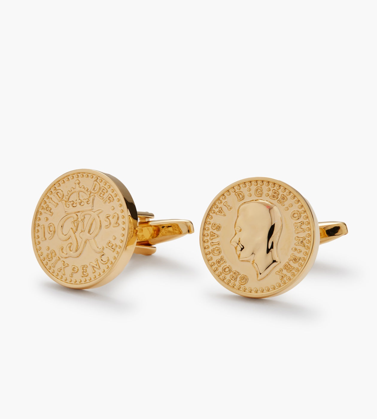 Gold Coin Cufflinks