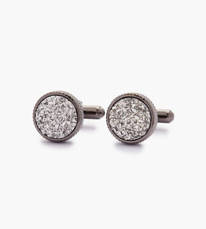 Silver Shimmer Cufflinks