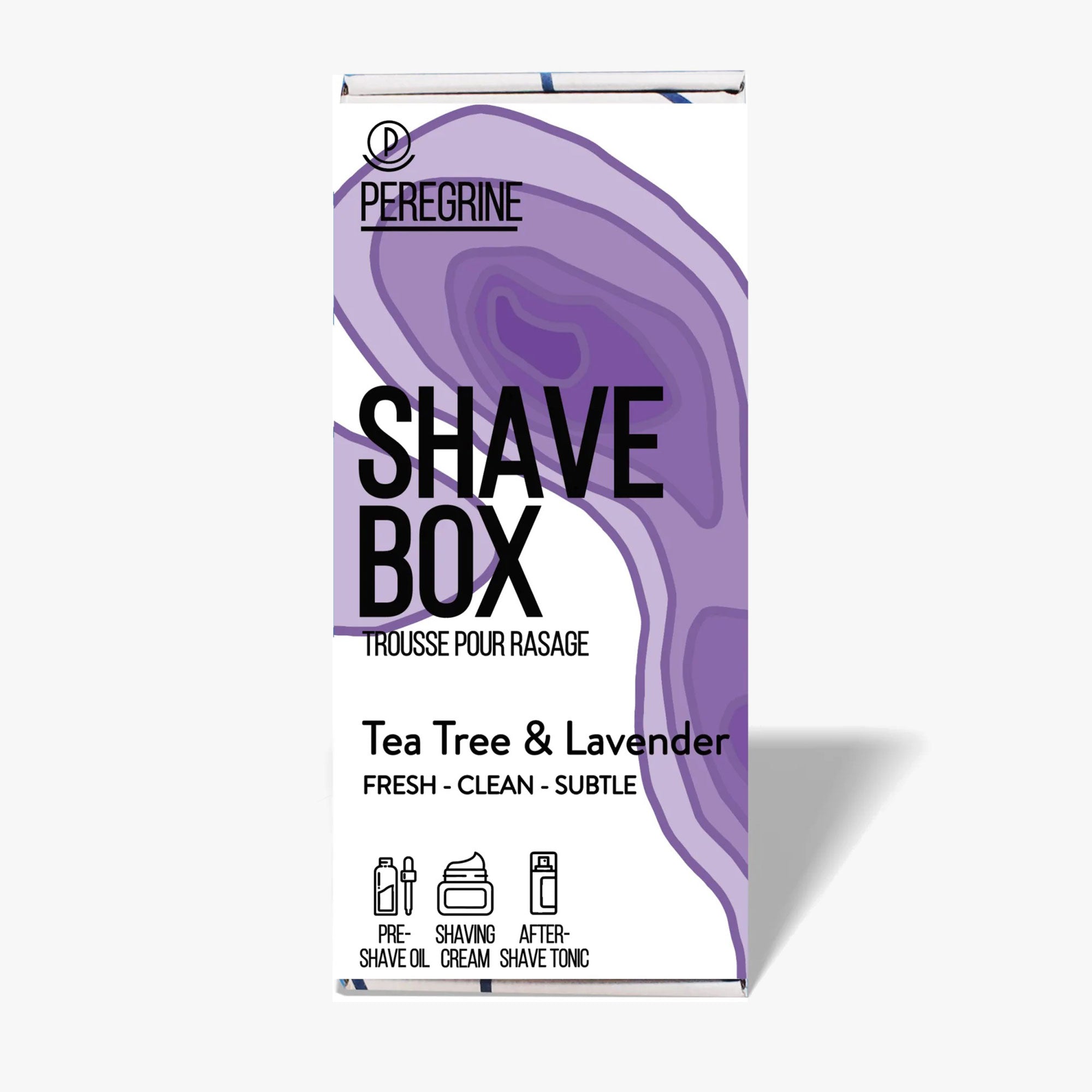 Peregrine Supply Co. Shave Box Care Set - Tea Tree Lavender