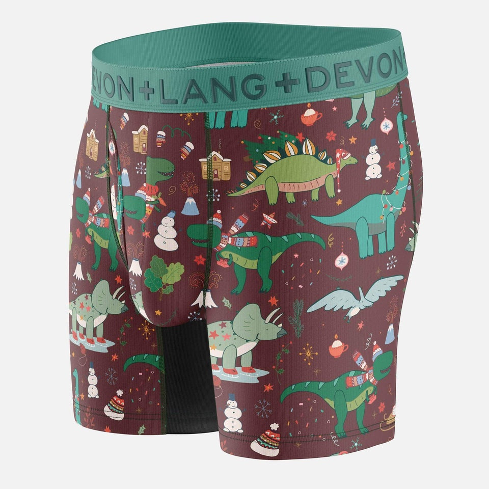 Devon + Lang Boxer Brief - Christmas Dino