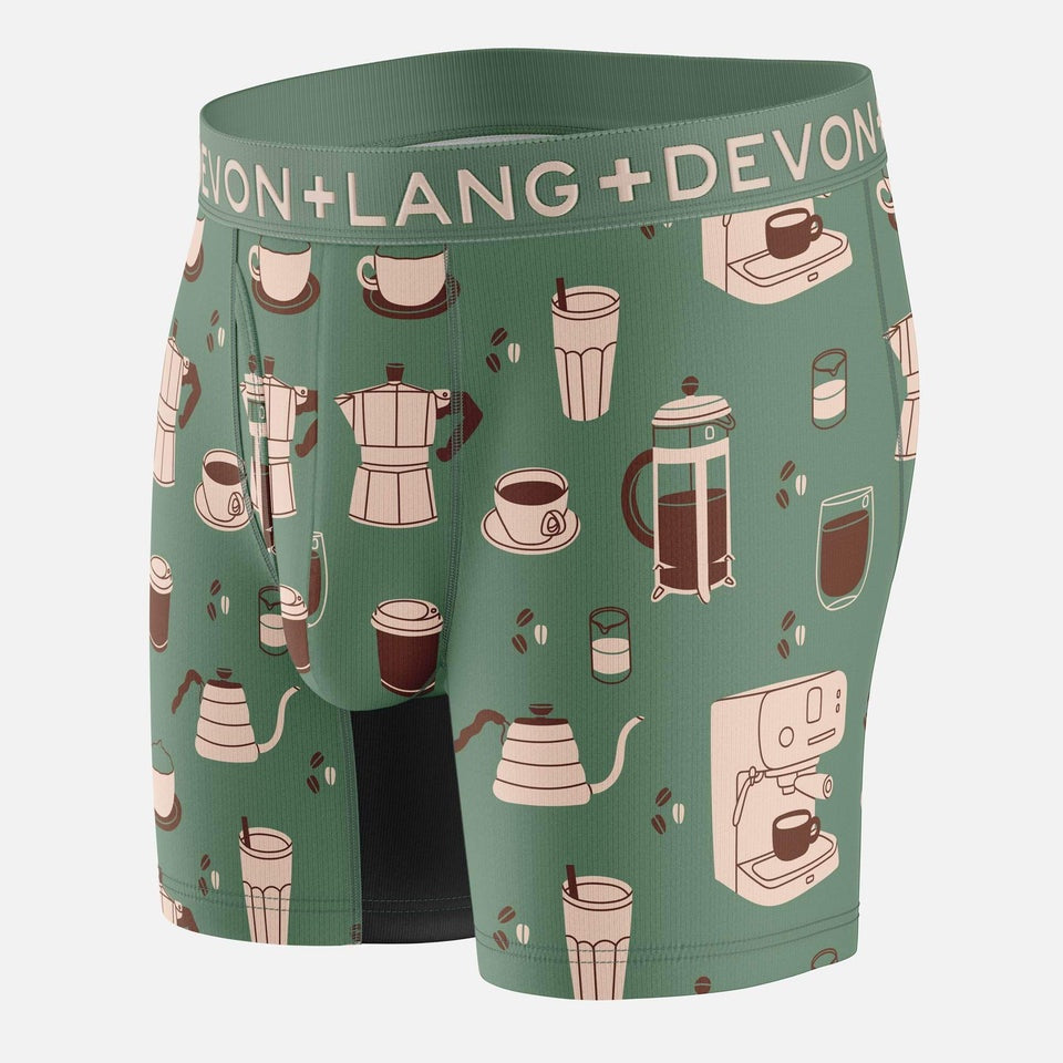 Devon + Lang Boxer Brief - Coffee