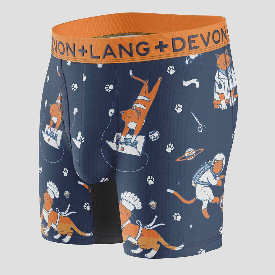 Devon + Lang Boxer Brief - Cats With Jobs