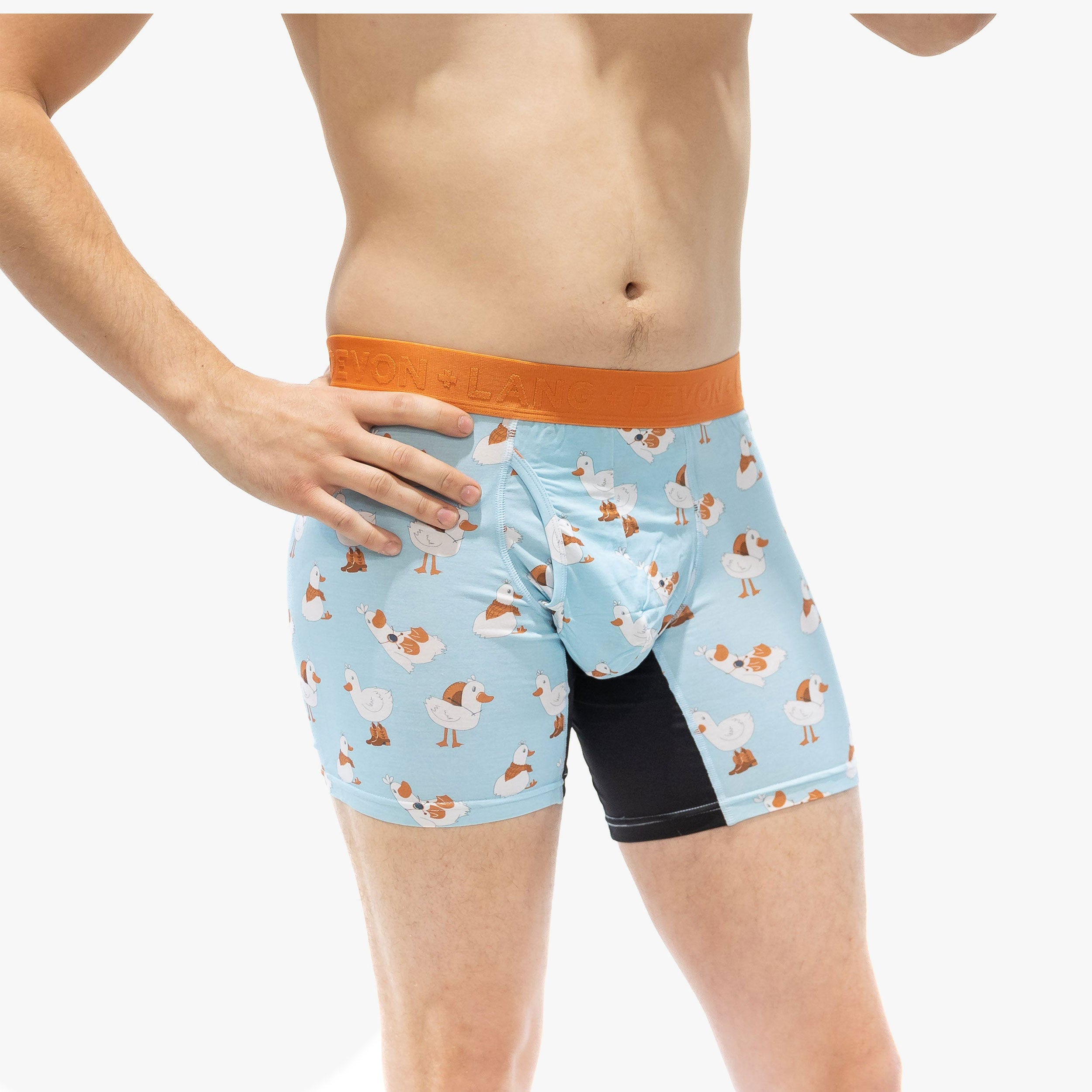 Devon + Lang Boxer Brief - Cowboy Ducks