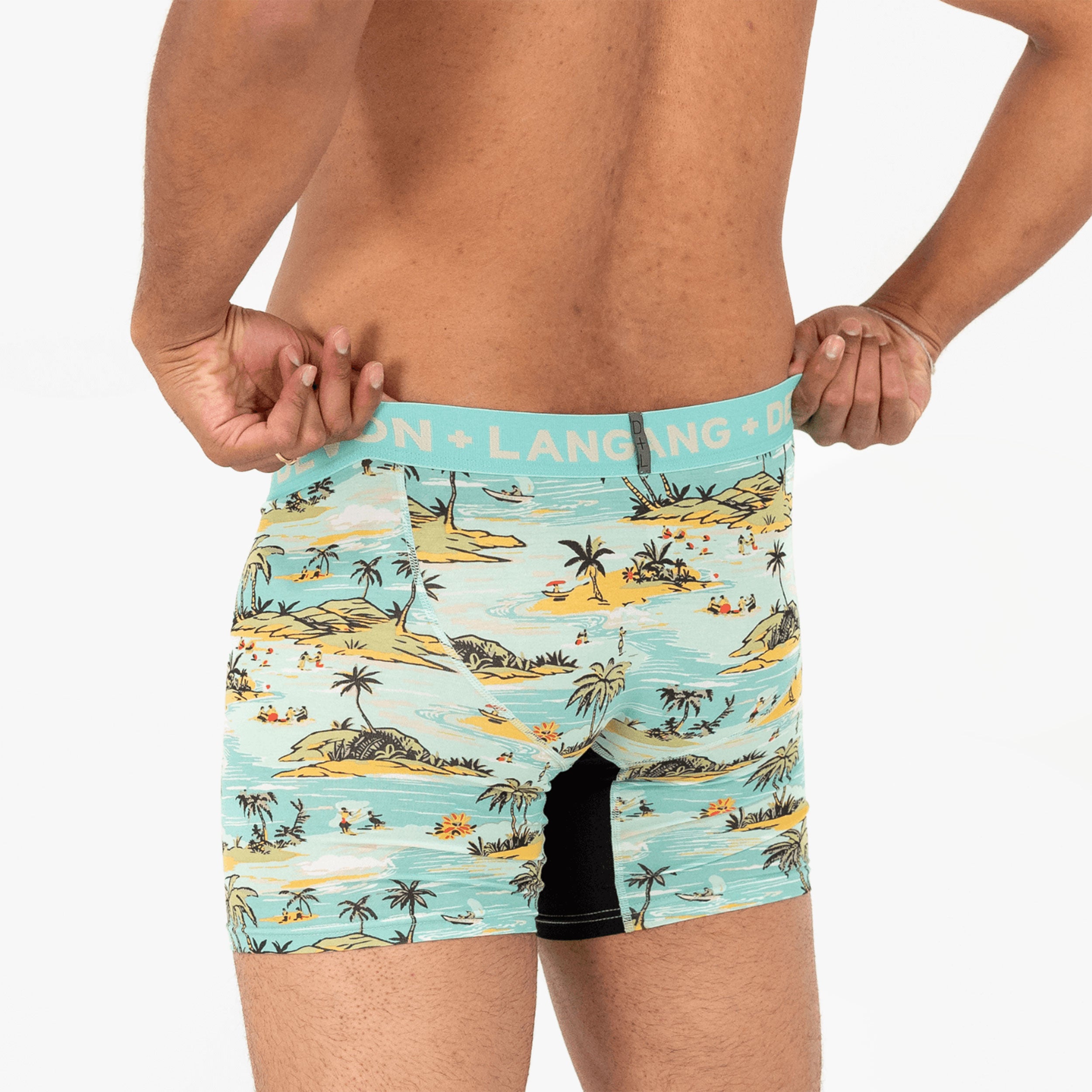 Devon + Lang Boxer Briefs - Island