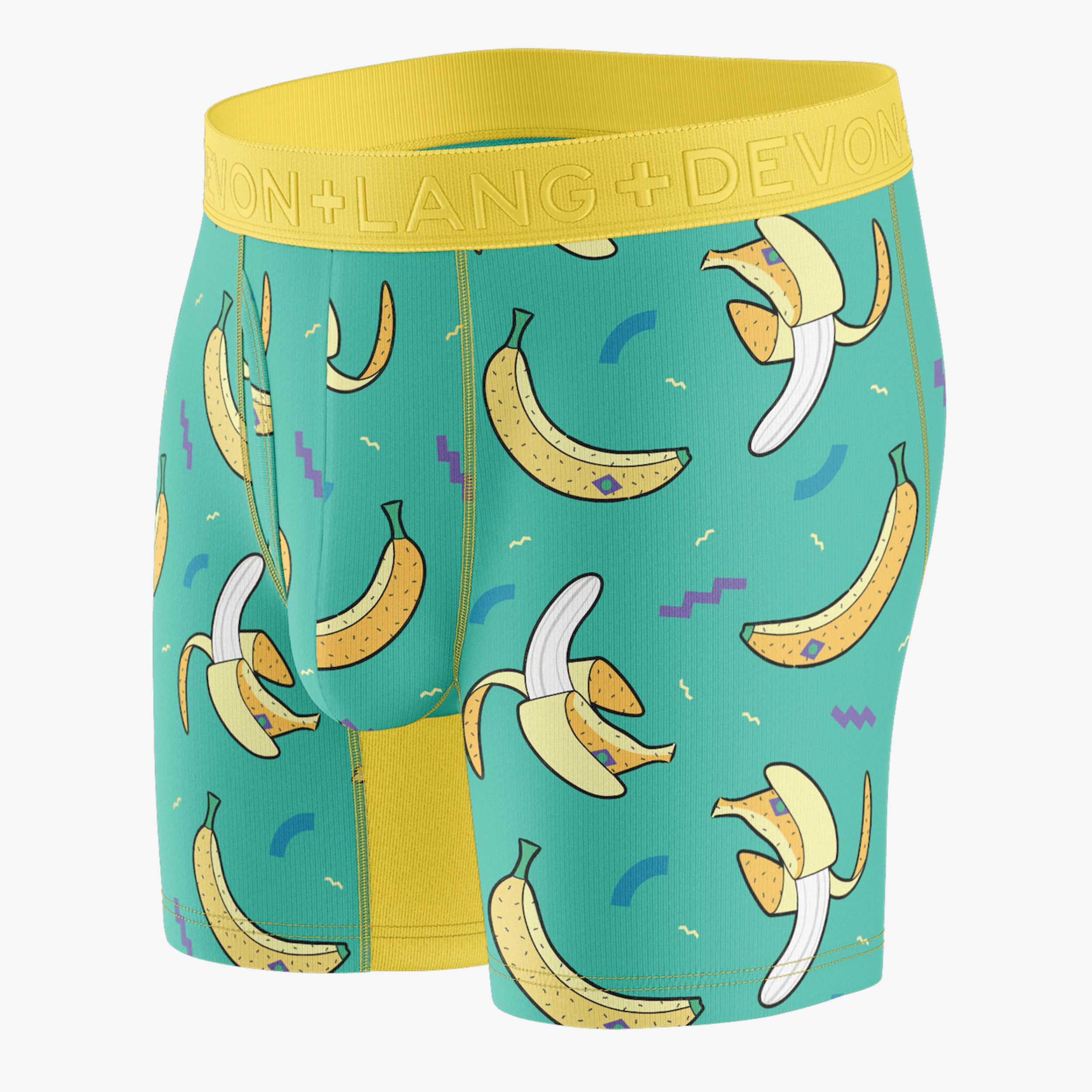 Devon + Lang Boxer Brief - Retro Banana