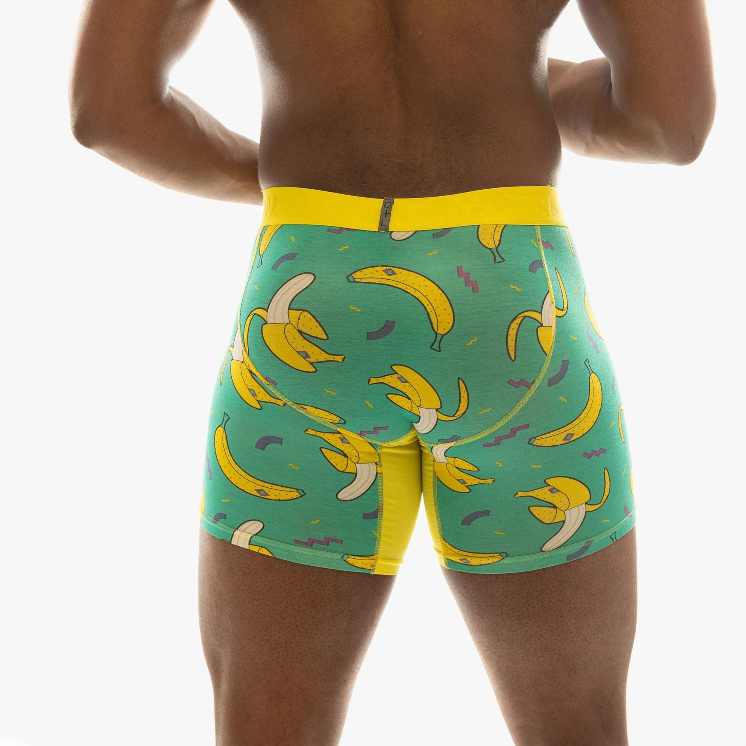 Devon + Lang Boxer Brief - Retro Banana