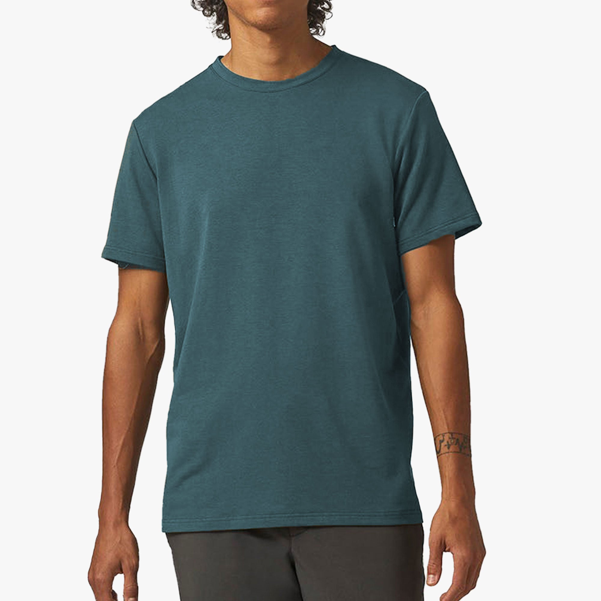 Adesso Man Bamboo T-Shirt - Dusty Teal