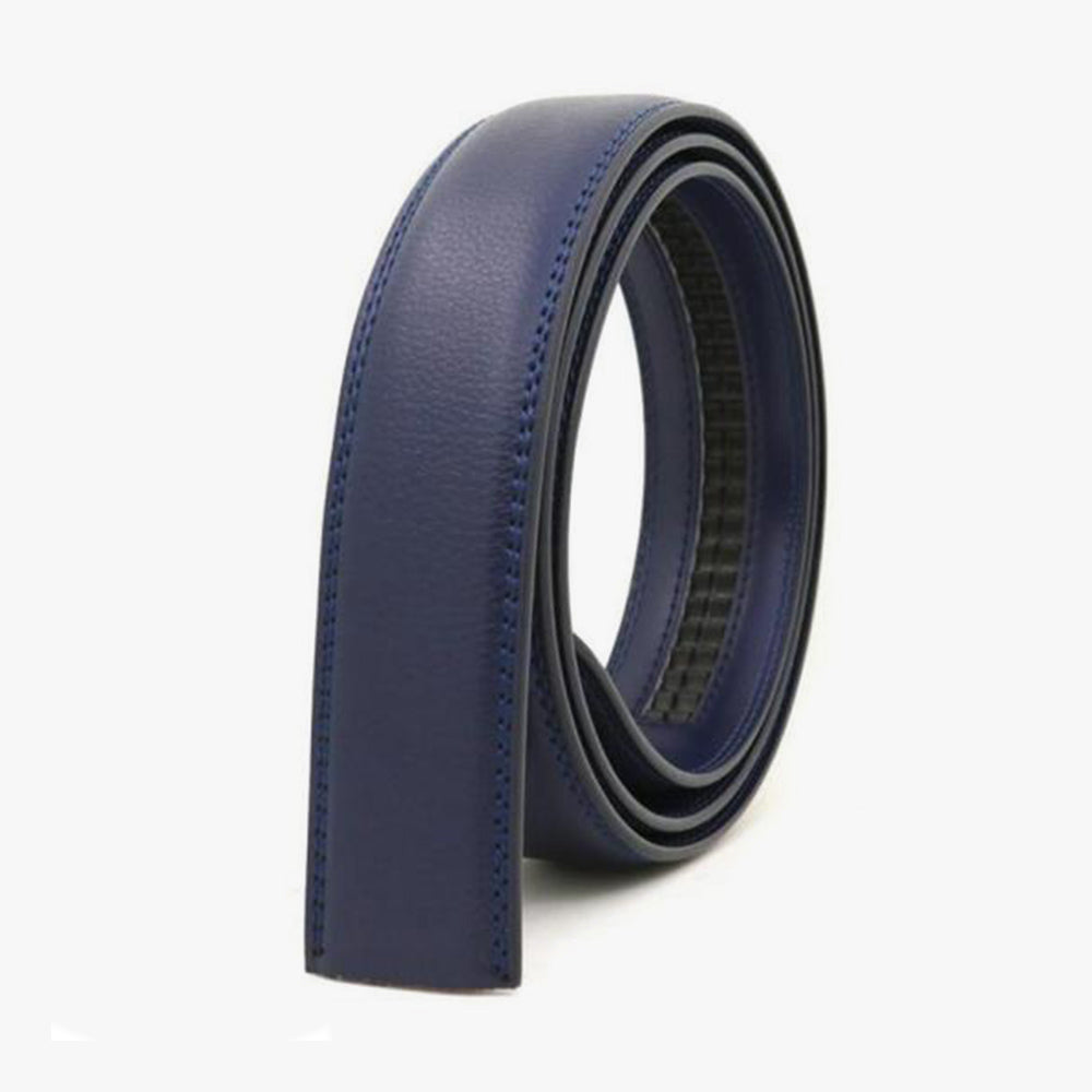 Navy Leather Belt