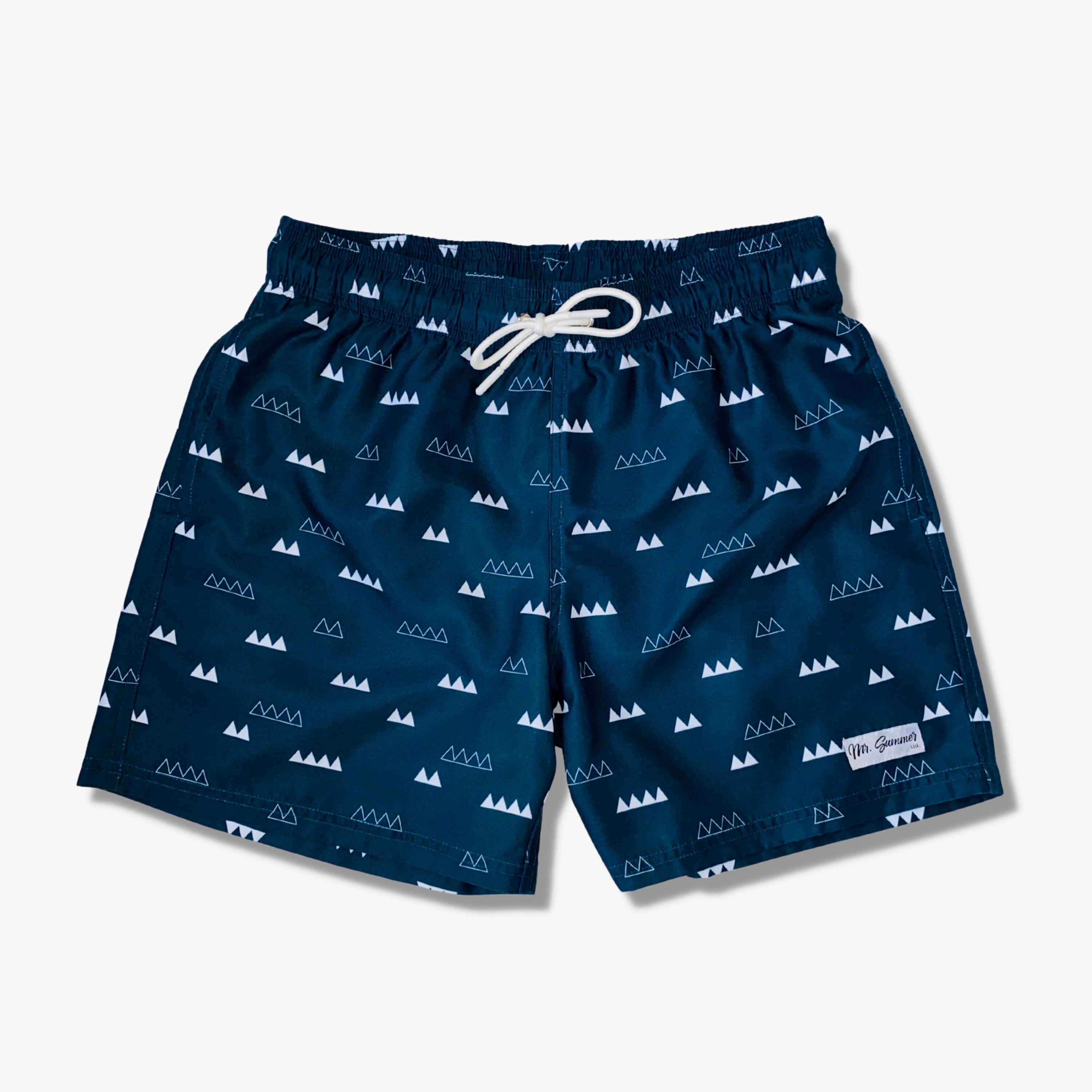 The Peaks and Valleys Swim Shorts