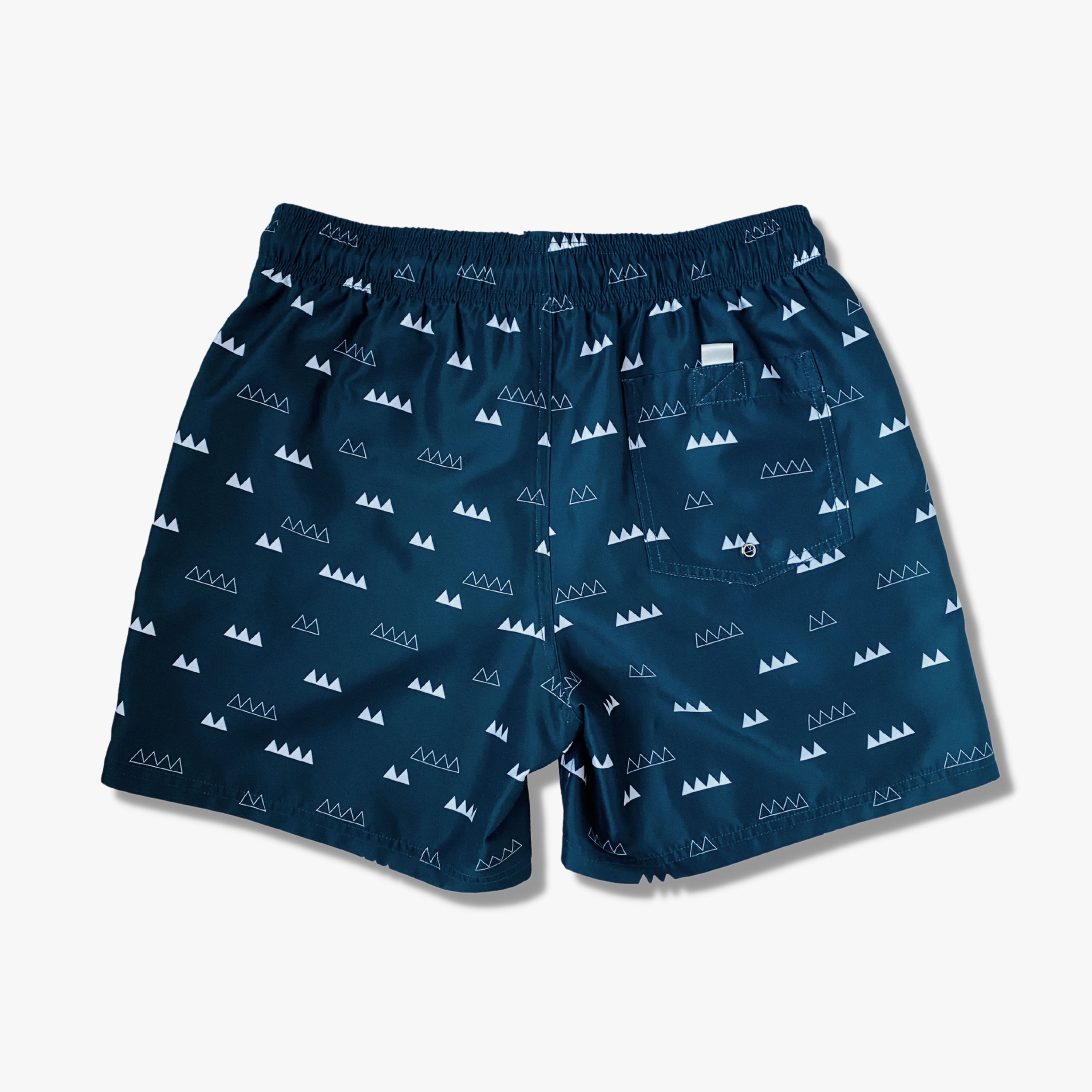 The Peaks and Valleys Swim Shorts
