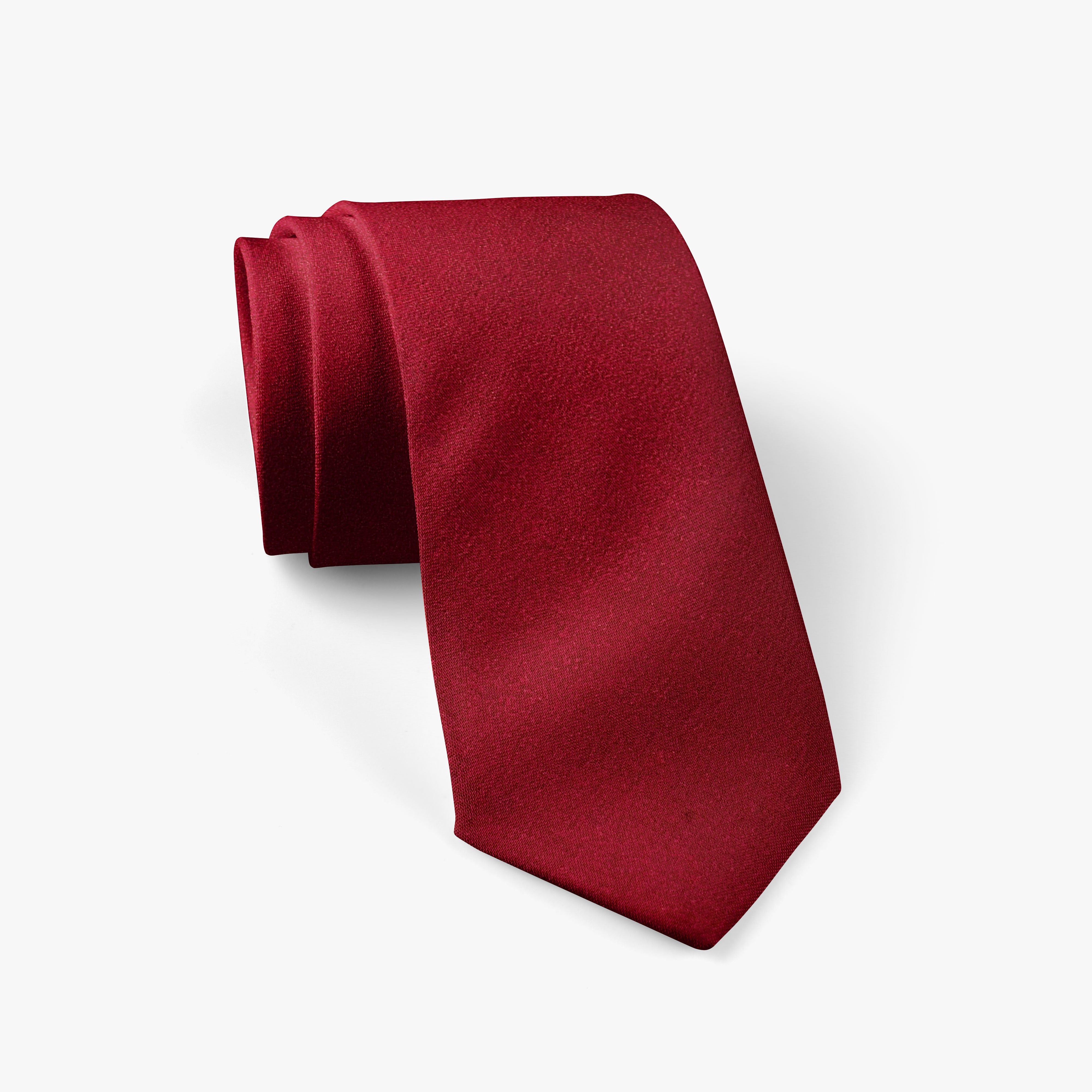 Red Silk Necktie
