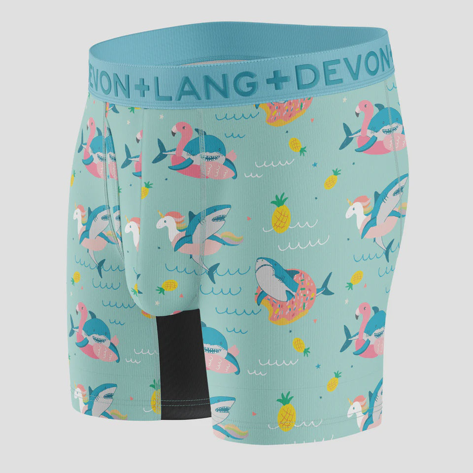 Devon + Lang Boxer Briefs - Party Shark