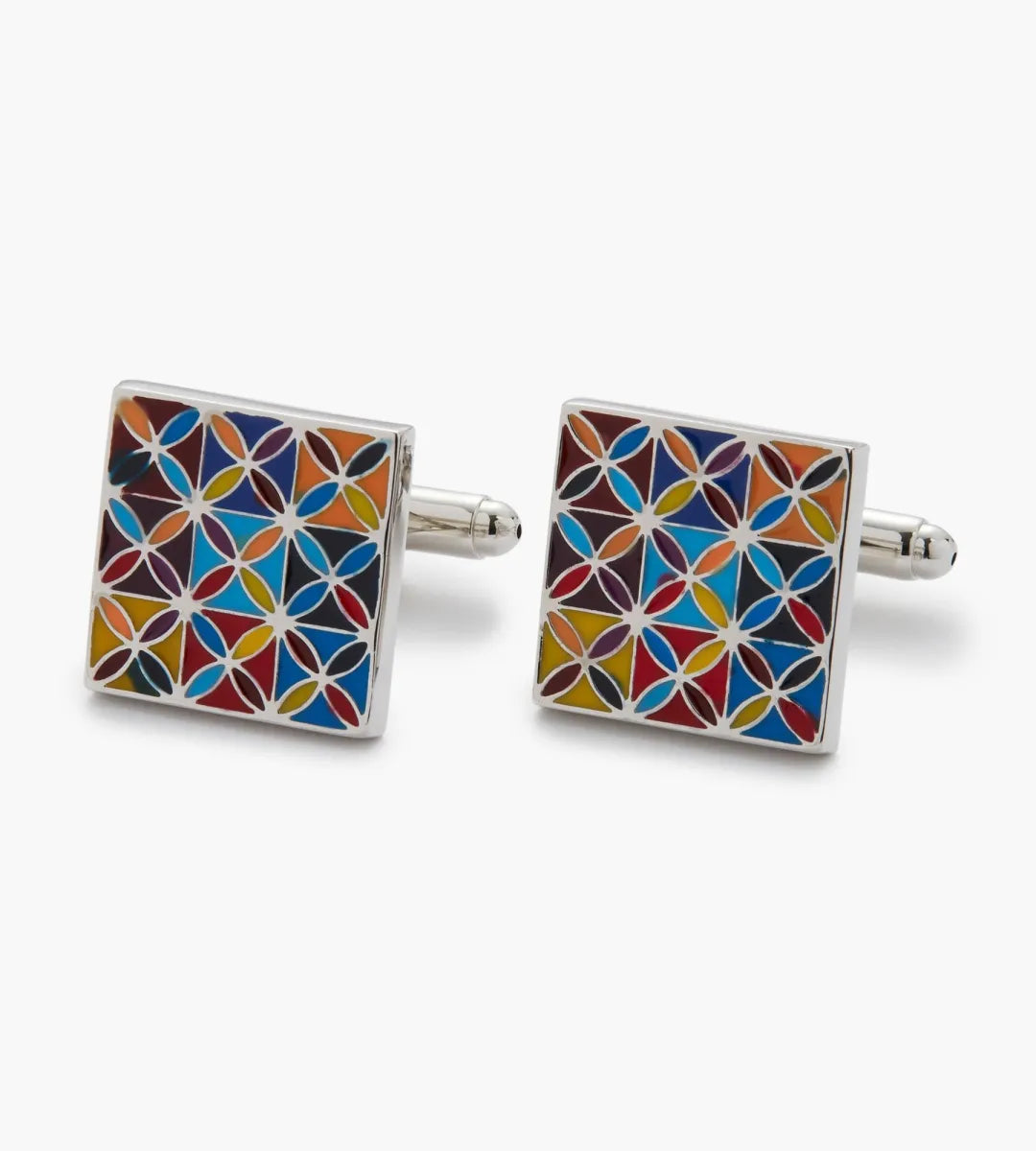 Colourful Tile Cufflinks