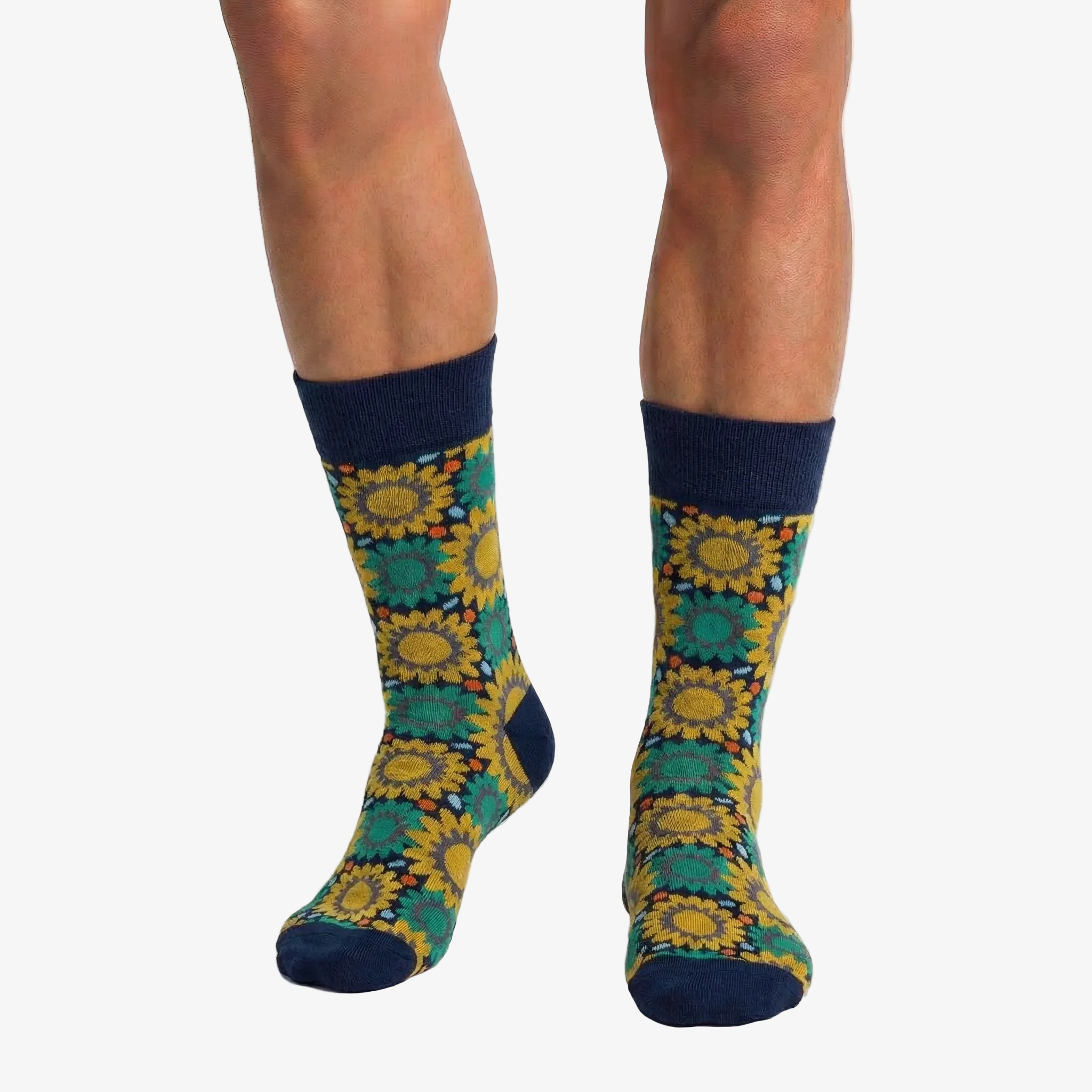 Men's Vibrant Floral Socks