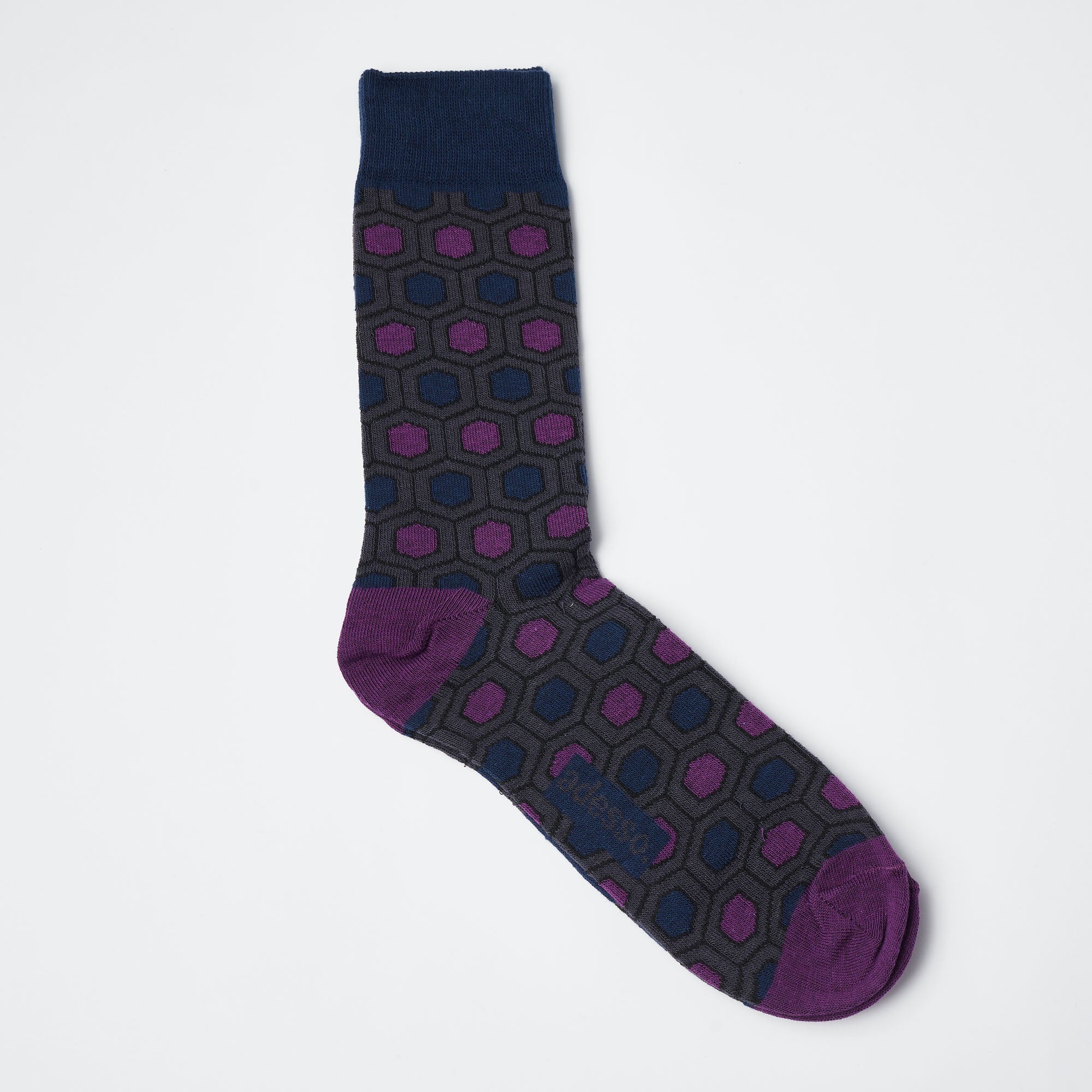 Purple Hexagon Socks