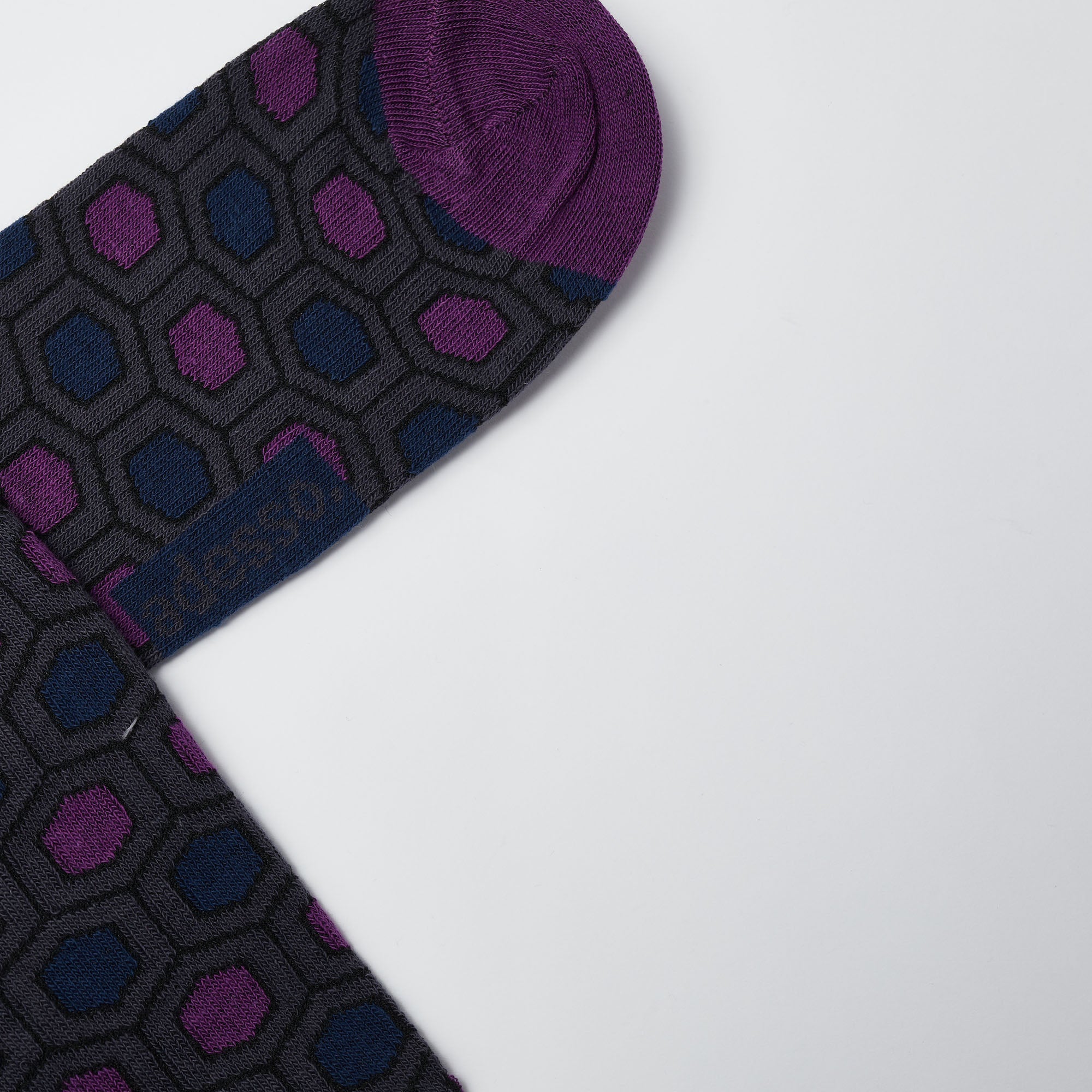 Purple Hexagon Socks