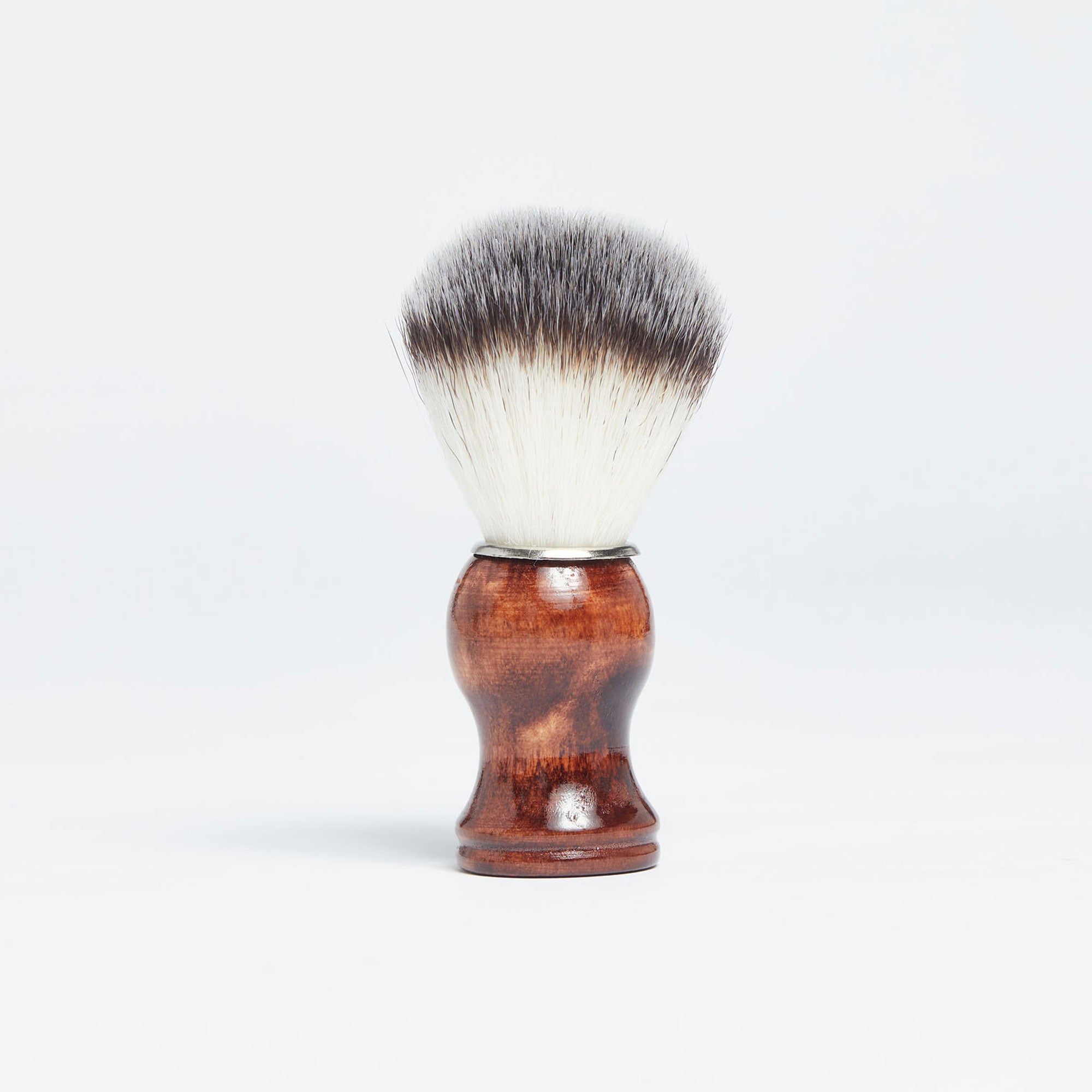 Medium Wood Synthetic Shaving Brush