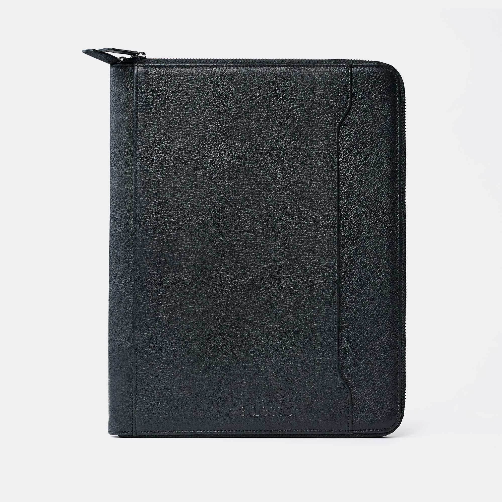 Black Leather Document Holder