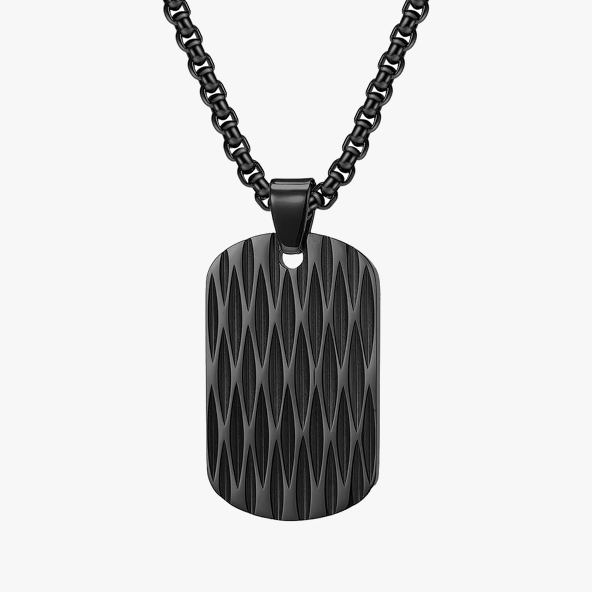 Black Geometric Necklace