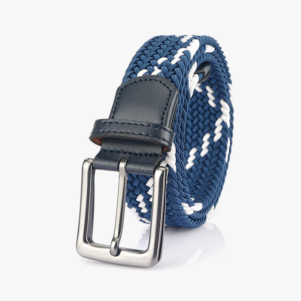 Blue & White Stretch Belt