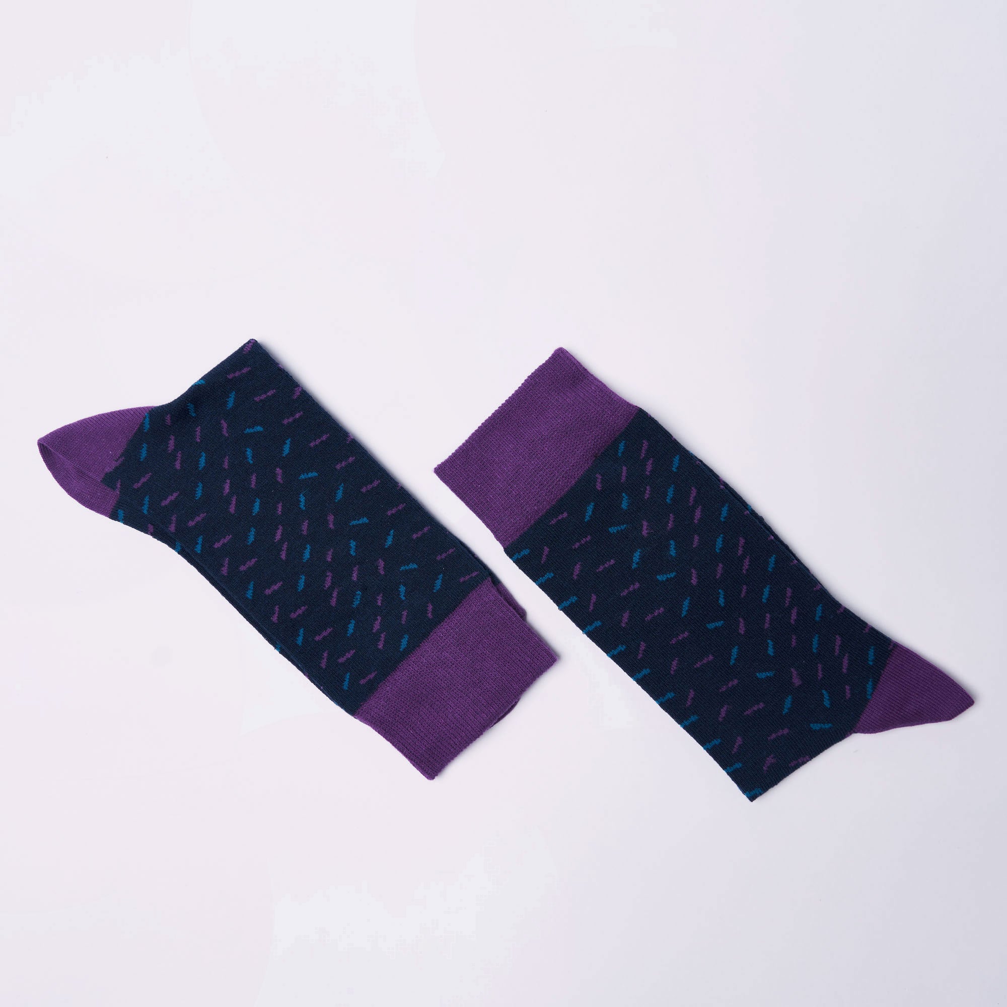 Purple Blue Sprinkle Socks