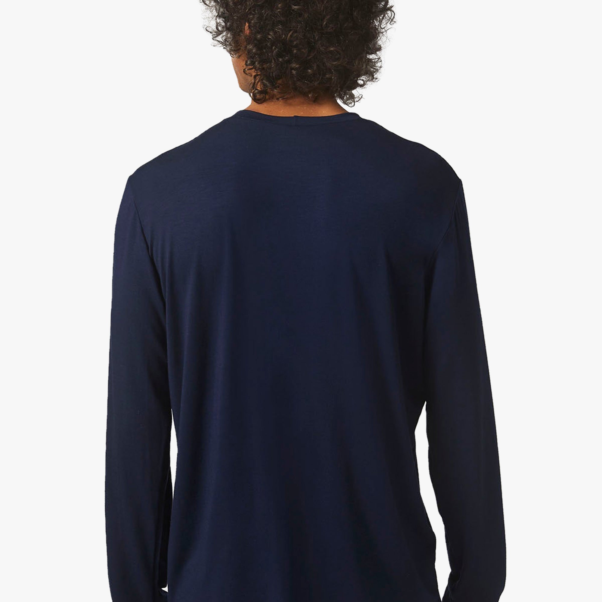 Adesso Man Bamboo Long Sleeve - Navy