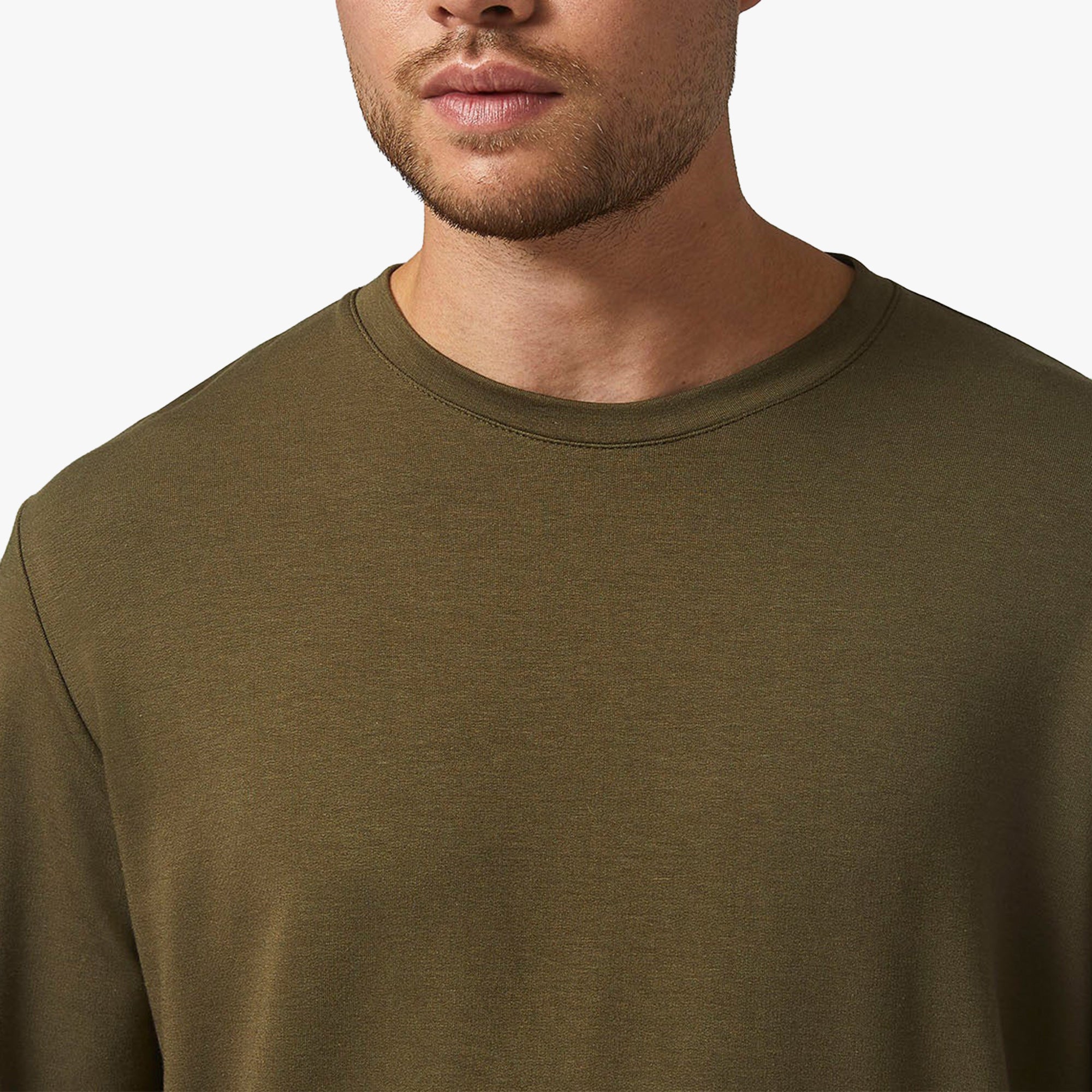 Adesso Man Bamboo Long Sleeve - Olive