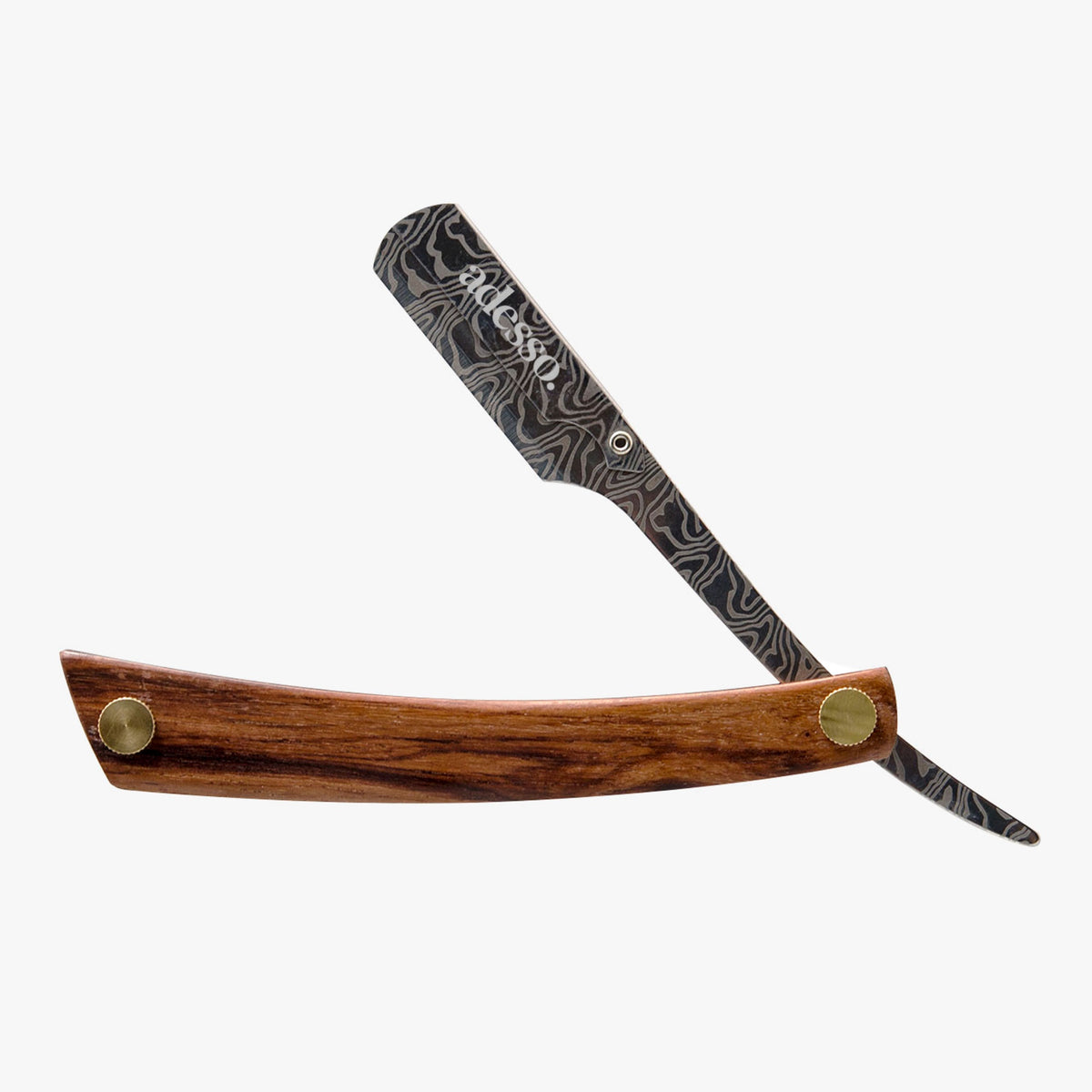 Trapezoidal Razor With Pattern Patterened Straight Razor
