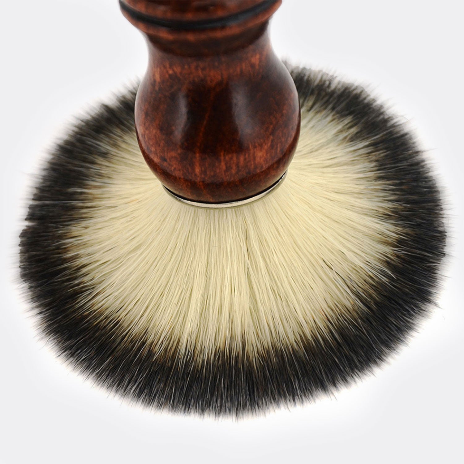 Medium Wood Synthetic Shaving Brush